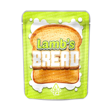 Lambs Bread Mylar Pouches Pre - Labeled - 3.5g (1/8oz)