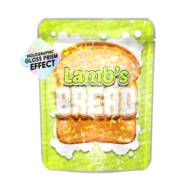 Lambs Breath SFX Mylar Pouches Pre - Labeled - 3.5g (1/8oz)