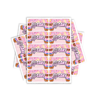 Lato Cake Rectangle / Pre-Roll Labels - Pre-Roll (10.16cm x 6.7cm) / 10