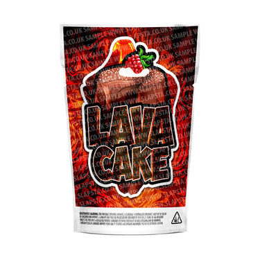 Lava Cake Mylar Pouches Pre-Labeled - 3.5g (1/8oz) / No / 16pcs