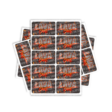 Lava Cake Rectangle / Pre-Roll Labels - Pre-Roll (10.16cm x 6.7cm) / 10