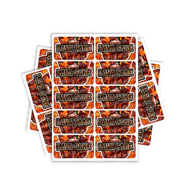 Lava Cake Rectangle / Pre-Roll Labels - Pre-Roll (10.16cm x 6.7cm) / 10