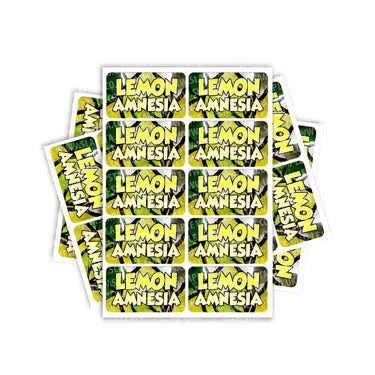 Lemon Amnesia Rectangle / Pre-Roll Labels - Pre-Roll (10.16cm x 6.7cm) / 10