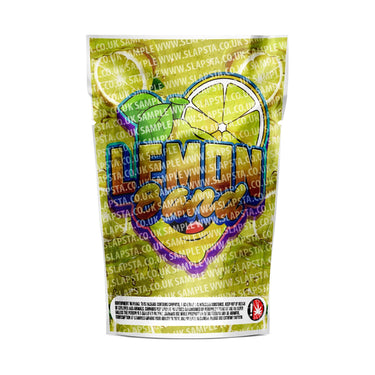 Lemon Band Mylar Pouches Pre-Labeled - 3.5g (1/8oz) / No / 16pcs