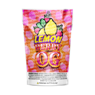 Lemon Berry OG Mylar Pouches Pre-Labeled - 3.5g (1/8oz) / No / 16pcs
