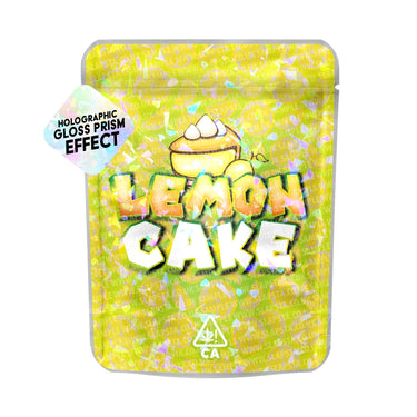 Lemon Cake SFX Mylar Pouches Pre - Labeled - 3.5g (1/8oz)