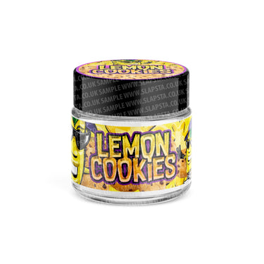 Lemon Cookies Glass Jars Pre - Labeled - 3.5grams (1/8oz)