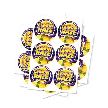 Lemon Haze Circular Stickers - 2.5cm