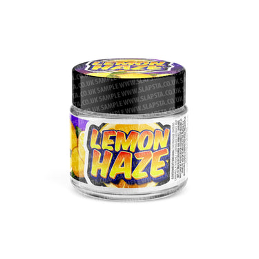 Lemon Haze Glass Jars Pre - Labeled - 3.5grams (1/8oz)
