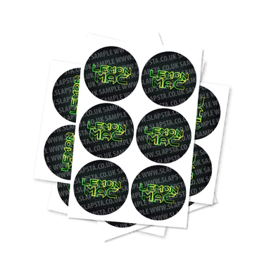 Lemon Mac Circular Stickers - 2.5cm