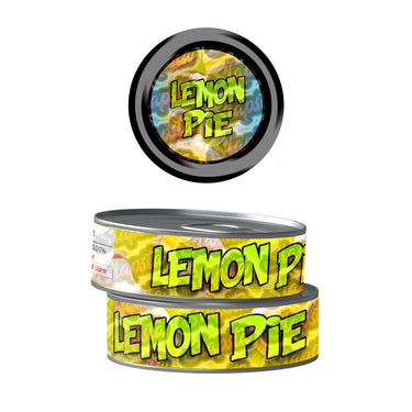 Lemon Pie Pre - Labeled 3.5g Self - Seal Tins - 60pcs