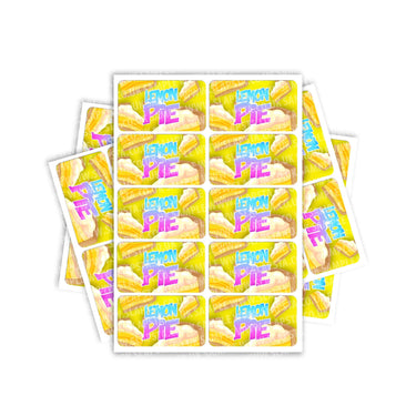 Lemon Pie Rectangle / Pre-Roll Labels - Pre-Roll (10.16cm x 6.7cm) / 10
