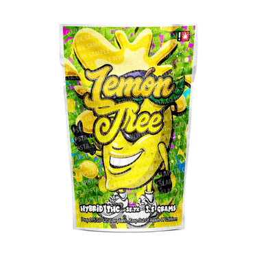 Lemon Tree Mylar Pouches Pre-Labeled - 3.5g (1/8oz) / No / 16pcs
