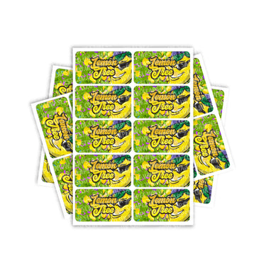 Lemon Tree Rectangle / Pre-Roll Labels - Pre-Roll (10.16cm x 6.7cm) / 10