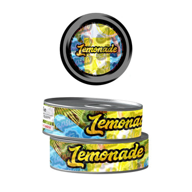 Lemonade Pre - Labeled 3.5g Self - Seal Tins - 60pcs
