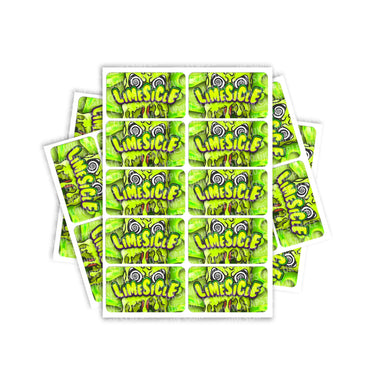 Limesicle Rectangle / Pre-Roll Labels - Pre-Roll (10.16cm x 6.7cm) / 10