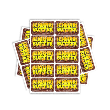 Liquid Butter Rectangle / Pre-Roll Labels - Pre-Roll (10.16cm x 6.7cm) / 10