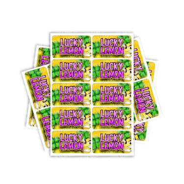 Lucky Lemon Rectangle / Pre-Roll Labels - Pre-Roll (10.16cm x 6.7cm) / 10