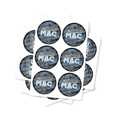 MAC Circular Stickers - 2.5cm