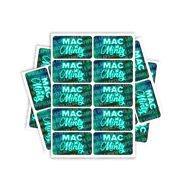 Mac N Mintz Rectangle / Pre-Roll Labels - Pre-Roll (10.16cm x 6.7cm) / 10