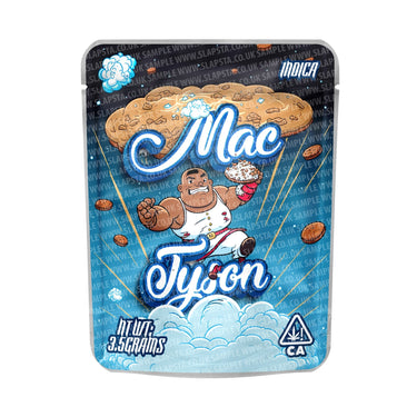 Mac Tyson Mylar Pouches Pre - Labeled - 3.5g (1/8oz)