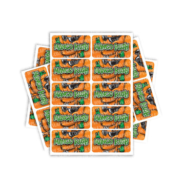 Mango Kush Rectangle / Pre-Roll Labels - Pre-Roll (10.16cm x 6.7cm) / 10