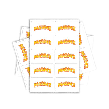 Marmz Rectangle / Pre - Roll Labels - Pre - Roll (10.16cm x 6.7cm)