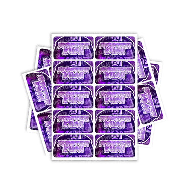 Master Kush Rectangle / Pre-Roll Labels - Pre-Roll (10.16cm x 6.7cm) / 10