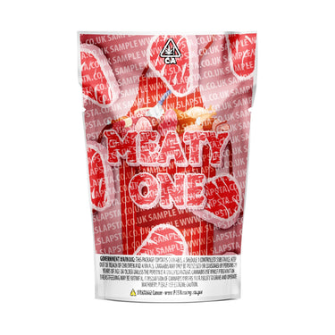 Meaty One Mylar Pouches Pre - Labeled - 3.5g (1/8oz)