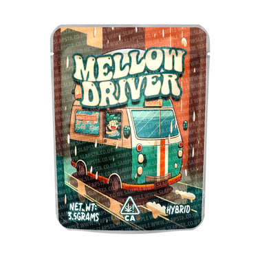 Mellow Driver Mylar Pouches Pre - Labeled - 3.5g (1/8oz)