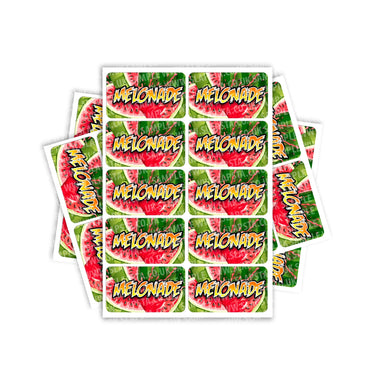 Melonade Rectangle / Pre-Roll Labels - Pre-Roll (10.16cm x 6.7cm) / 10