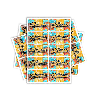 Melonade Rectangle / Pre-Roll Labels - Pre-Roll (10.16cm x 6.7cm) / 10