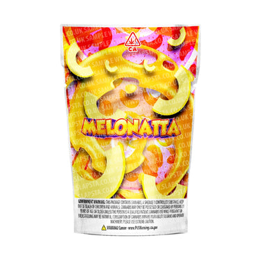 Melonatta Mylar Pouches Pre - Labeled - 3.5g (1/8oz)