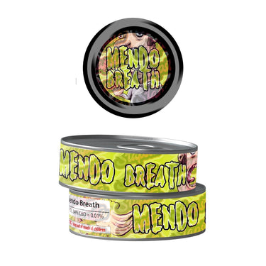 Mendo Breath Pre - Labeled 3.5g Self - Seal Tins - 60pcs