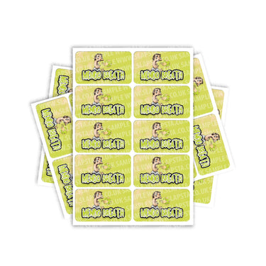 Mendo Breath Rectangle / Pre - Roll Labels - Pre - Roll (10.16cm x 6.7cm)