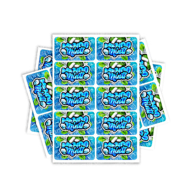 Mendo Mintz Rectangle / Pre - Roll Labels - Pre - Roll (10.16cm x 6.7cm)
