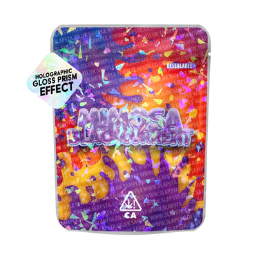 Mimosa Blackcurrant SFX Mylar Pouches Pre - Labeled - 3.5g (1/8oz)