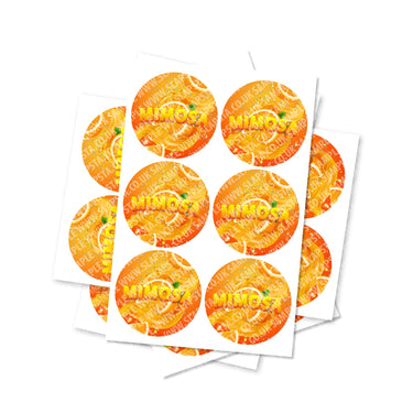 Mimosa Circular Stickers - 2.5cm
