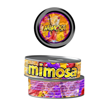 Mimosa Pre - Labeled 3.5g Self - Seal Tins - 60pcs