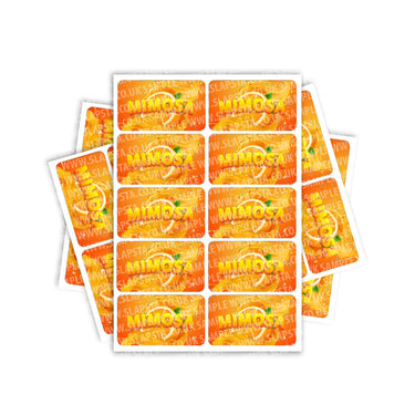 Mimosa Rectangle / Pre - Roll Labels - Pre - Roll (10.16cm x 6.7cm)