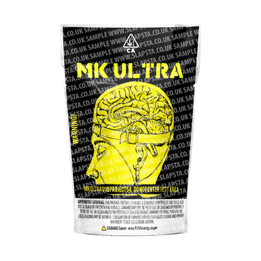 MK Ultra Mylar Pouches Pre-Labeled - 3.5g (1/8oz) / No / 16pcs