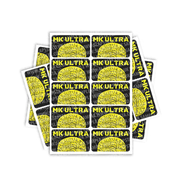 MK Ultra Rectangle / Pre-Roll Labels - Pre-Roll (10.16cm x 6.7cm) / 10