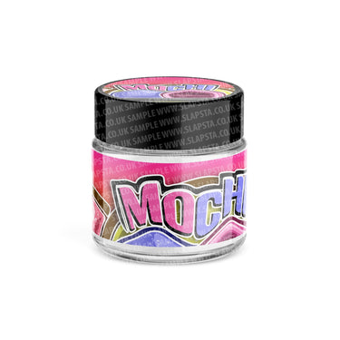 Mochi Glass Jars Pre - Labeled - 3.5grams (1/8oz)