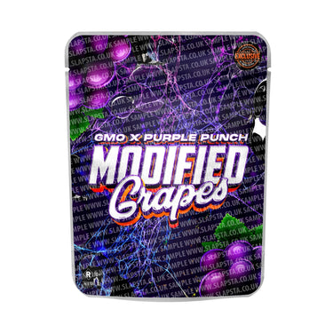 Modified Grapes Mylar Pouches Pre - Labeled - 3.5g (1/8oz)
