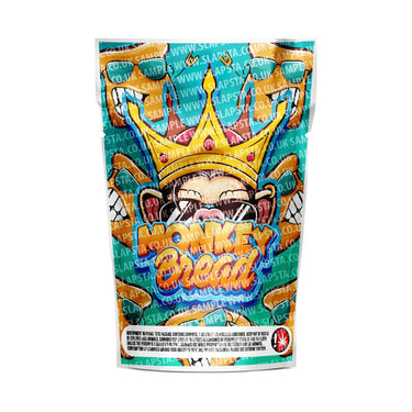 Monkey Bread Mylar Pouches Pre-Labeled - 3.5g (1/8oz) / No / 16pcs