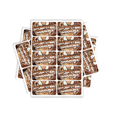 Monster Cookies Rectangle / Pre - Roll Labels - Pre - Roll (10.16cm x 6.7cm)