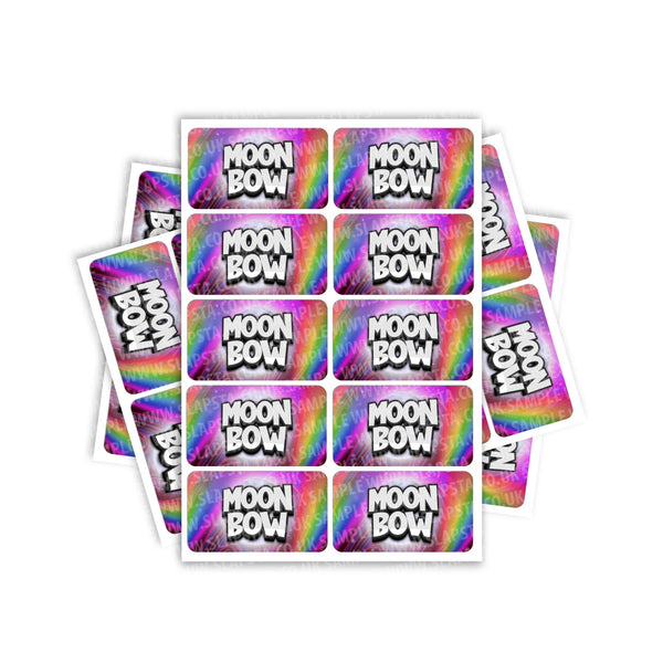 Moon Bow Rectangle / Pre-Roll Labels - SLAPSTA