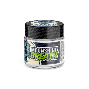 Moonshine Breath Glass Jars Pre - Labeled - 3.5grams (1/8oz)