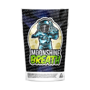 Moonshine Breath Mylar Pouches Pre-Labeled - 3.5g (1/8oz) / No / 16pcs