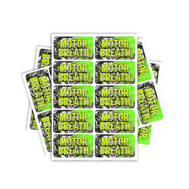 Motor Breath Rectangle / Pre - Roll Labels - Pre - Roll (10.16cm x 6.7cm)